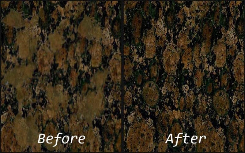 Granite Before and After