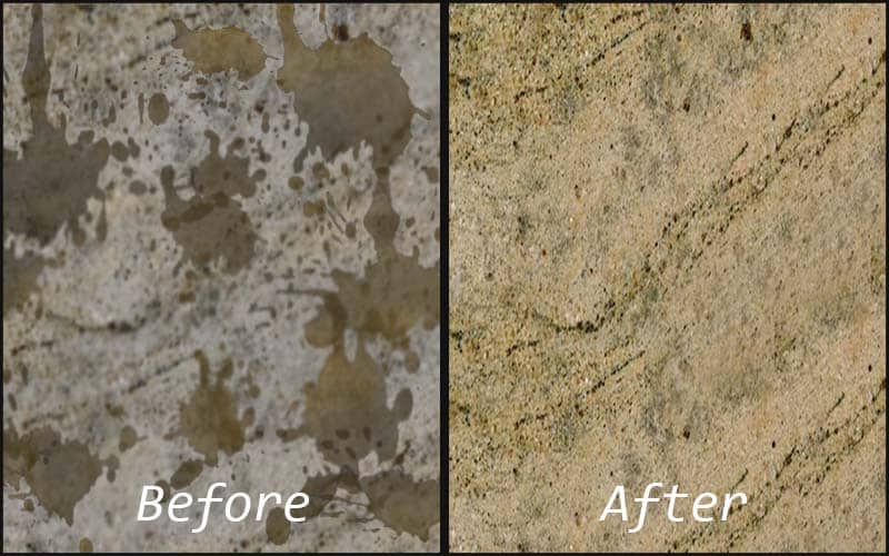 Before and After Granite